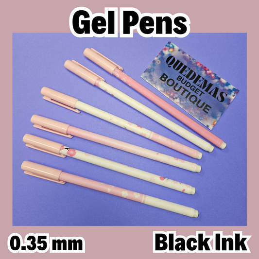 Cherry Blossom Gel Pens | 0.35 mm | Black Ink
