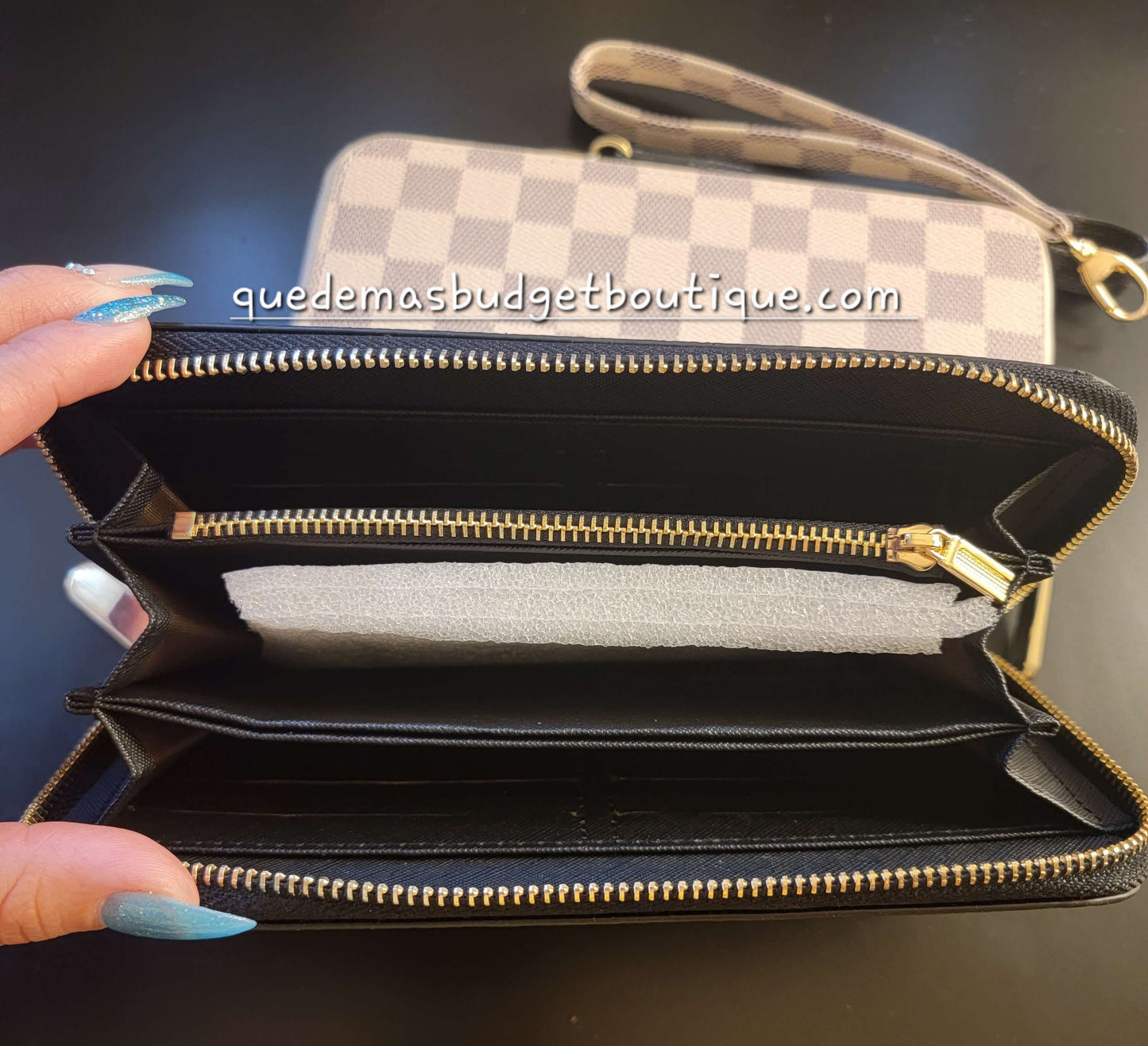 Checkered Wallet & Wristlet!!! 2 Options Available!