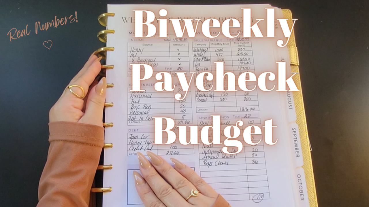 Weekly/Biweekly Budget Worksheet! 4 Sheet Bundle! As Seen On Quedema YouTube Channel!