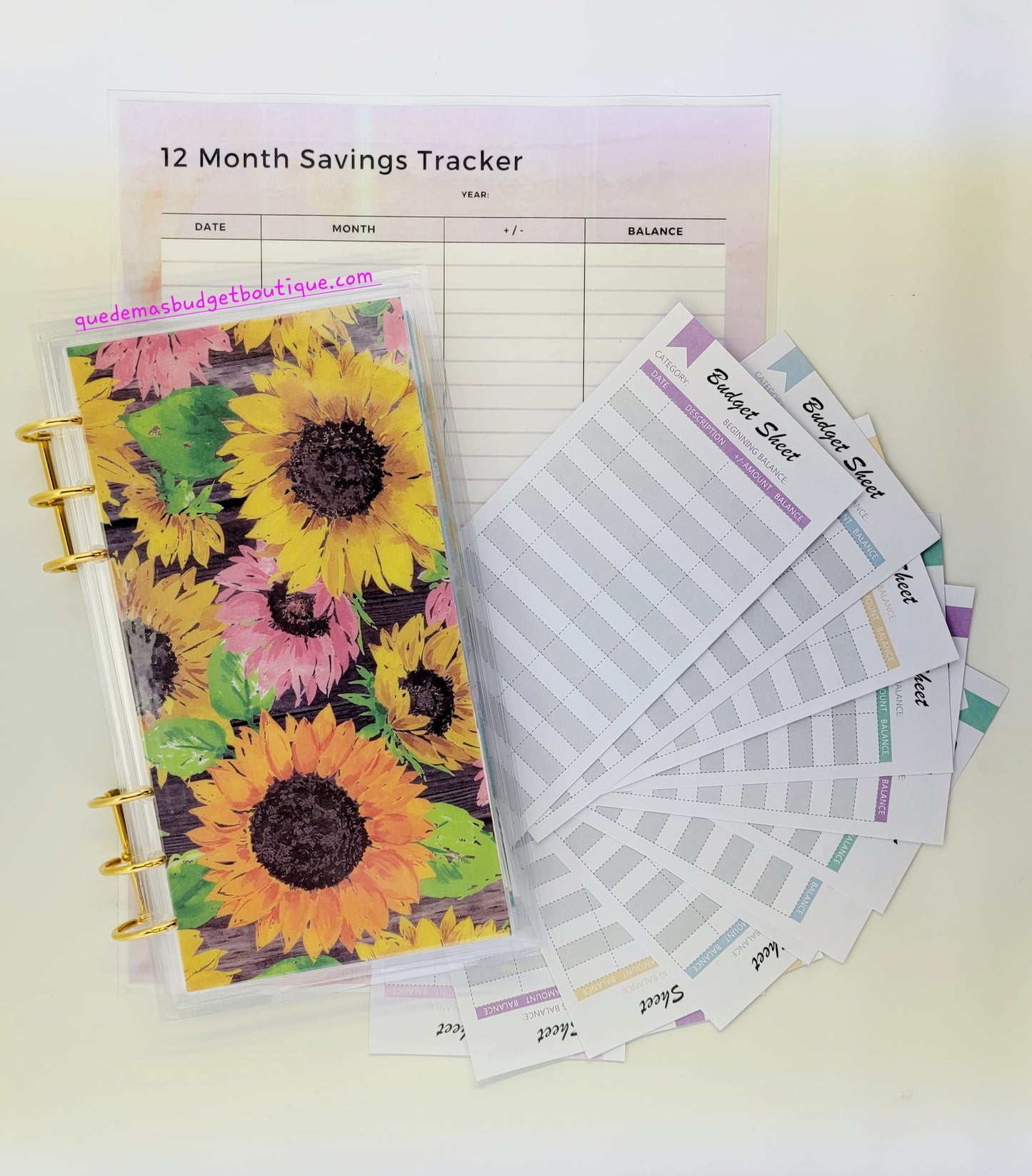 12 Month Savings Challenge | 25 Piece Bundle! 5 Options Available!