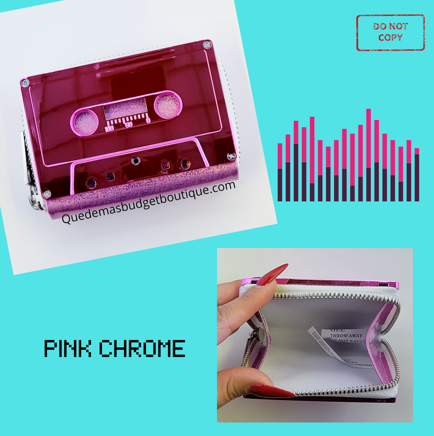 Cassette Tape Wallets! 10 Options Available!! Customizable!!