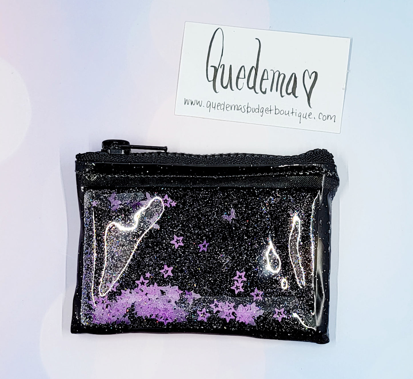 Badazzled Liquid Glitter Jelly Coin Purse! 12 Options Available!