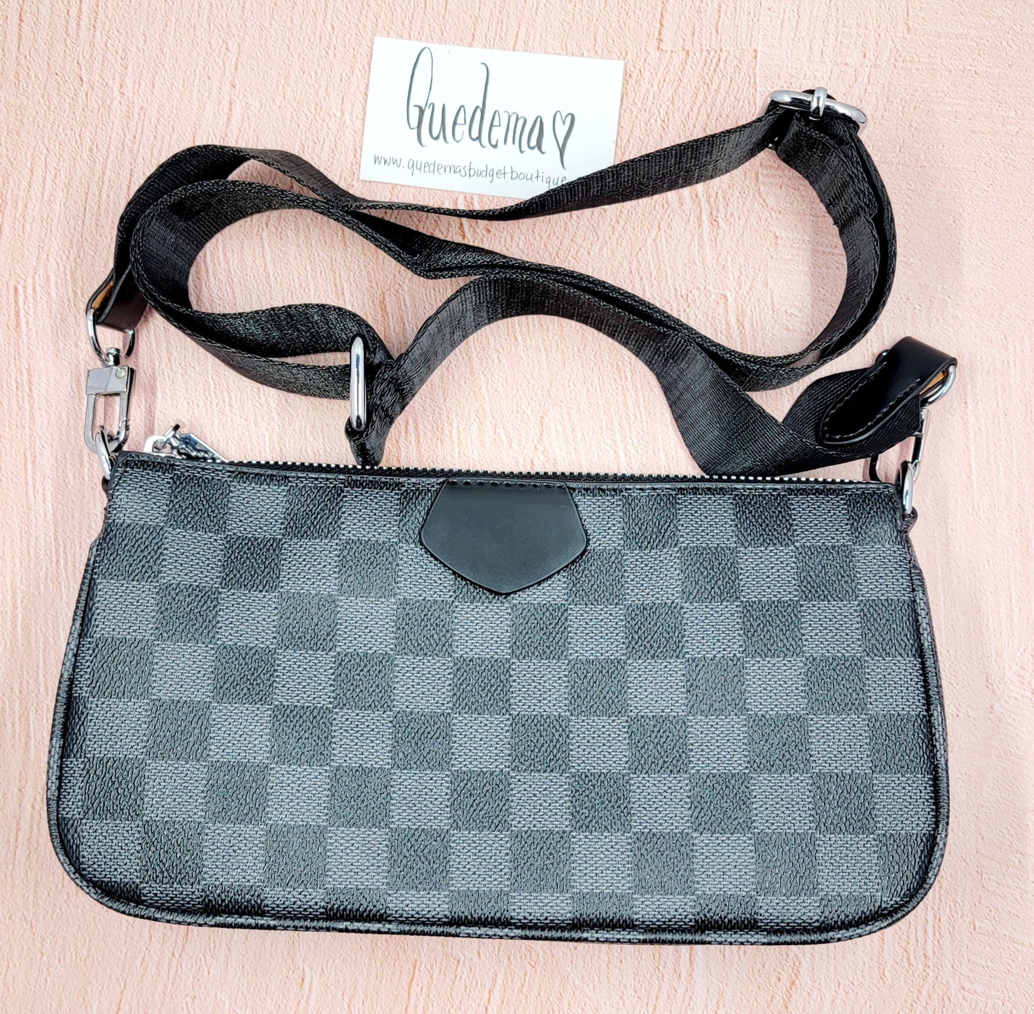 Checkered Classic Pochette Handbag! Individual or 3 Piece Set! LV