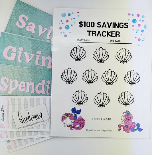 Mermaid $50 or $100 Savings Kids Starter Kit! 8 Piece Bundle!