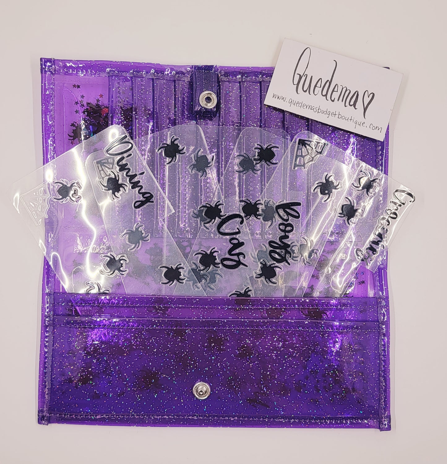 Halloween Liquid Glitter Wallets!  As Seen On My Channel! 3 Options Available!!