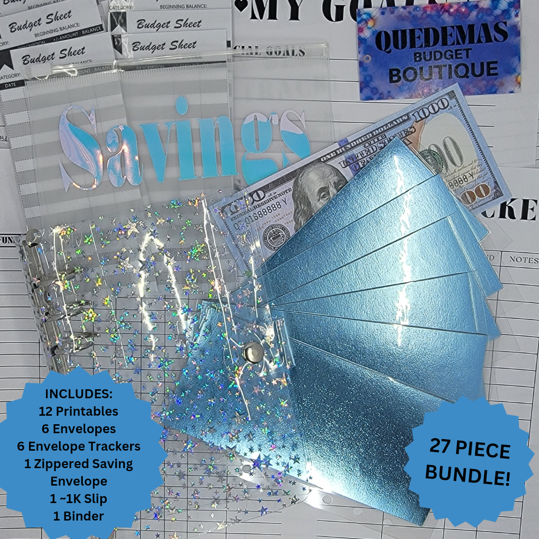 Starry Night Budget Binder! 27 Piece Bundle!!! EVERYTHING YOU NEED TO GET STARTED! 2 Options Available! Customizable!