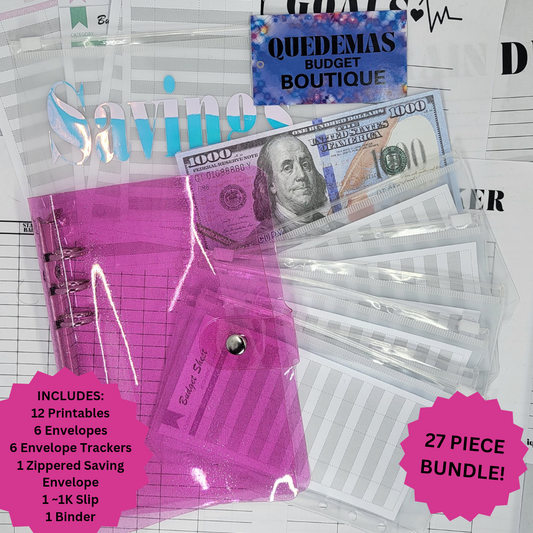 Pink Twinkle Binder! 27 Piece Bundle!!! EVERYTHING YOU NEED TO GET STARTED! CUSTOMIZABLE!